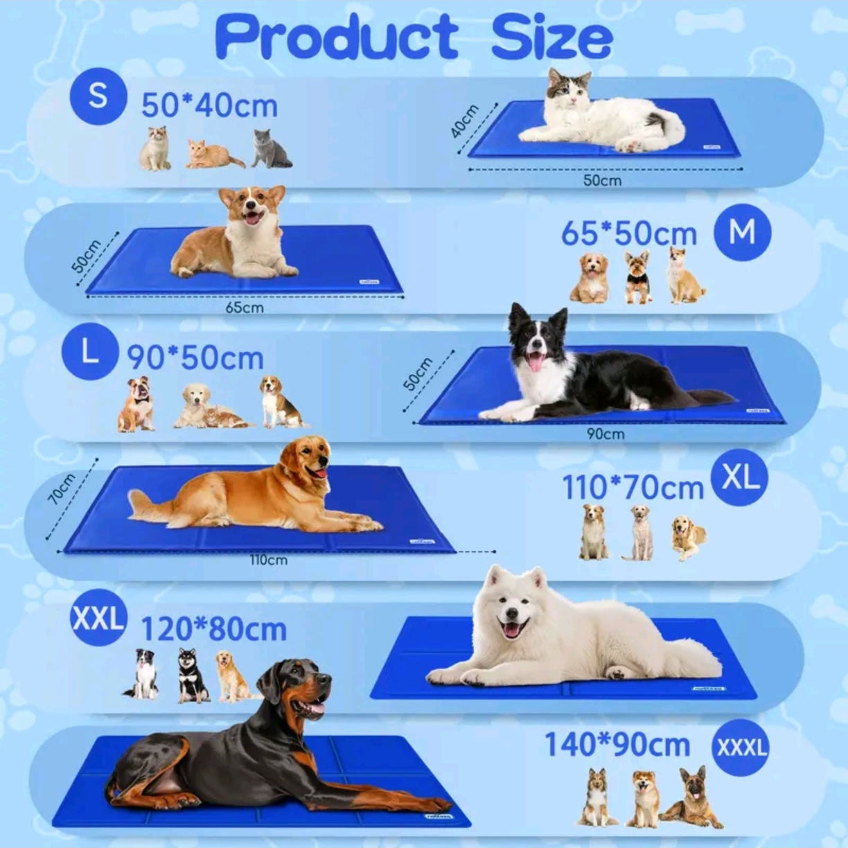 Tapis Rafraîchissant pour Chats et Chiens